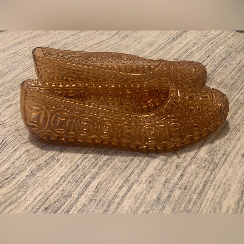 Jelly Flats - Lattice Pattern, pink/rose, size 37